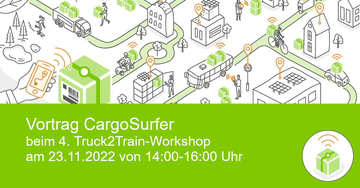 CargoSurfer Vortrag zum Projekt beim 4. Truck2Train Workshop